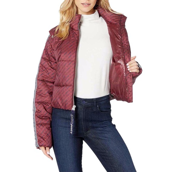 Juicy Couture Snap Off Sleeve Puffer Jacket - Picture 3 of 8